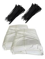 Saco de Silagem 200 Micras 100% Virgem + 200 Abraçadeira de Nylon Saco de Silagem 200 Micras 100% Virgem + 200 Abraçadeira de Nylon