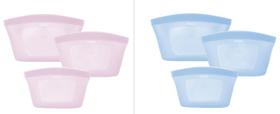 Saco de Silicone Para Armazenar Alimentos Reutilizavel Freezer Geladeira Microondas
