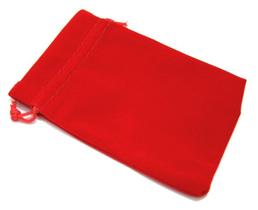 Saco de Veludo Vermelho