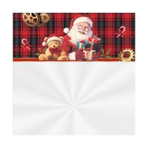 Saco decorado para cesta de natal Magia Infinita 52x70cm com 25 unidades Saco decorado para cesta de natal Magia Infinita 52x70cm com 25 unidades