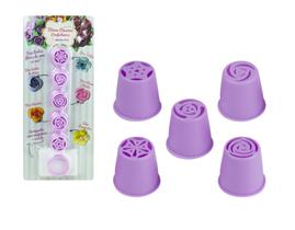 Saco decorador confeiteiro com 5 bicos russos