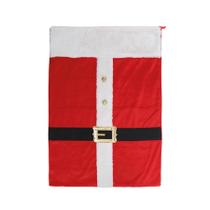 Saco Decorativo de Natal - Roupa Noel com Sino - 70x50cm - 1 unidade - Cromus - Rizzo Saco Decorativo de Natal - Roupa Noel com Sino - 70x50cm - 1 unidade - Cromus - Rizzo