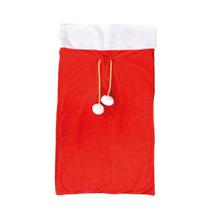 Saco Decorativo de Natal - Vermelho/Branco - 90cm - 1 unidade - Cromus - Rizzo