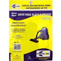 Saco Descartavel Aspirador Black & Decker AP3000 Porto Pel