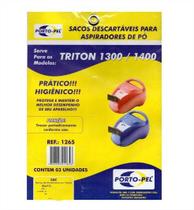 Saco Descartável Aspirador De Pó Porto Pel para Arno Triton 1300 1400 Com 3 Unidades