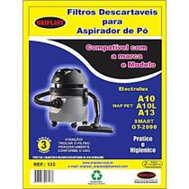 Saco Descartável Aspirador Electrolux A10 Wap ST15 Bosch 10L