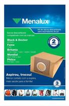 Saco Descartável p/ Aspirador de Pó Black + Decker / Fama / Britânia / Mondial / Philco / Arno / Carrefour / Cadence