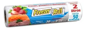 Saco Dover Roll Freezer 2l com 50 Unid