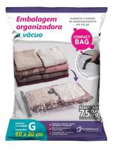 Saco Embalagem A Vácuo Bag Organizador Roupa Viagem 60x80 Cm - Paramount Plásticos