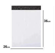 Saco Embalagem Branco Envios E-commerce 100 Unidade 26x36