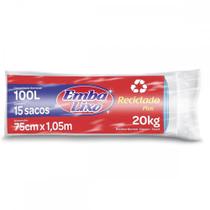 Saco Embalixo Rolo Plus Azul 100L Com 15 Sacos 514011 Saco Embalixo Rolo Plus Azul 100L Com 15 Sacos 514011
