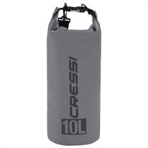 Saco Estanque Bolsa Impermeável Cressi Dry Bag Tek Cinza 10L