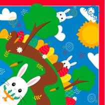 Saco Express 32x32cm para Ovos de 150g a 200g - Esconde Esconde Azul - 25 unidades - Cromus - Rizzo