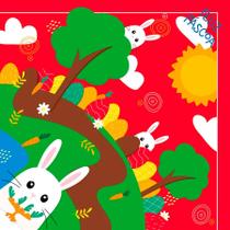 Saco Express 32x32cm para Ovos de 150g a 200g - Esconde Esconde Vermelho - 25 unidades - Cromus - Rizzo