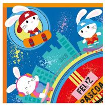 Saco Express 32x32cm para Ovos de 150g a 200g - SK8 Azul - 5 unidades - Cromus Páscoa - Rizzo