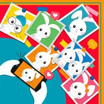 Saco Express 35x35cm para Ovos de 250g a 350g - Mural de Páscoa - 25 unidades - Cromus - Rizzo