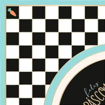 Saco Express 44x44cm para Ovos de 500g a 750g - Quadros Azuis - 25 unidades - Cromus - Rizzo