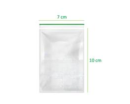 Saco Fecho Zip 7x10 Hermético Saquinho Abre Fecha 100 Unid.