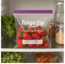Saco Hermético para Freezer e Microondas com Duplo Fecho Talge BPA Free - Fecho de Correr