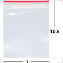 Saco Hermético Saquinho Fecho Zip Lock N03 7x10,5cm 100und