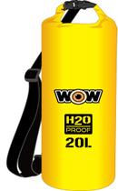 Saco Impermeável WOW Sports H2O Proof 29 x 48 cm Amarelo 20 L Saco Impermeável WOW Sports H2O Proof 29 x 48 cm Amarelo 20 L