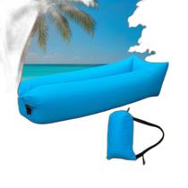 Saco Inflável Com Encosto Para Dormir Com Conforto
