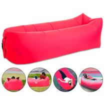 Saco Inflável Perfeito para Dormir na Praia ou Jardim Saco Inflável Perfeito para Dormir na Praia ou Jardim
