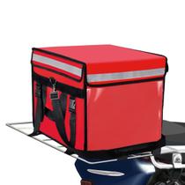 Saco isolado para entrega de alimentos TooCust Large Red com Base XL