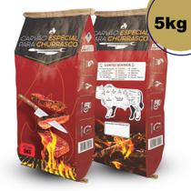 Saco Kaft Para Carvão 5 kg Arte Boi Folha Simples 100 unidades - RIOPEL