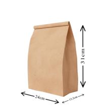 Saco Kraft G 24x15,5x31cm com 50 Unidades