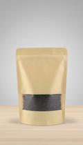 Saco Kraft Zip Lock Visor Stand Up Pouch 10x15 50un Saco Kraft Zip Lock Visor Stand Up Pouch 10x15 50un