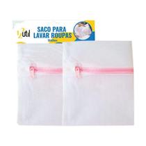 Saco Lavar Roupa Íntima Delicada Na Máquina 50x60cm - 123 Útil Saco Lavar Roupa Íntima Delicada Na Máquina 50x60cm - 123 Útil