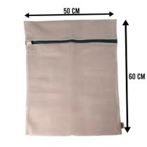 Saco Lavar Roupa Ou Flow Malha Com Zíper Protetor - P Saco Lavar Roupa Ou Flow Malha Com Zíper Protetor - P