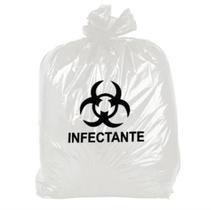 Saco Lixo Hospitalar Branco Leitoso 50 Litros C/100 unidade Saco Lixo Hospitalar Branco Leitoso 50 Litros C/100 unidade