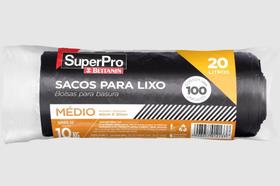 Saco lixo plastico superpro 20l c/ 100 unid Saco lixo plastico superpro 20l c/ 100 unid