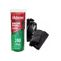 Saco Lixo Preto Reforcado 200l 5un / Rolo Vabene Reciclável