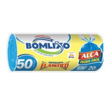 Saco lixo ref fecha facil 50l azul 20un