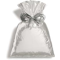 Saco Metalizado 25X37CM Prata - Pacote com 50