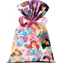 Saco Metalizado 25X37CM Princesas Palace Garden Pacote com 40 Unidades