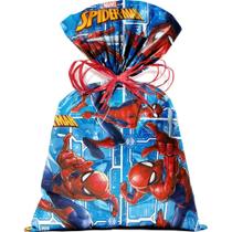 Saco Metalizado 25X37CM Spider MAN TECH Pacote com 40
