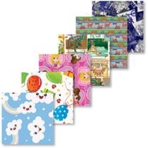 Saco Metalizado 30X45CM Infantil Sortido - Pacote com 50 Unidades