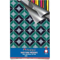 Saco Metalizado 45X60CM Casual Sortido Pacote com 50 Unidades