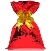 Saco Metalizado 60X90CM Vermelho Liso 58X89CM Pacote com 25 Saco Metalizado 60X90CM Vermelho Liso 58X89CM Pacote com 25