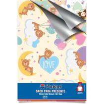 Saco Metalizado Bebê Sortidos 35X55CM Pacote com 100