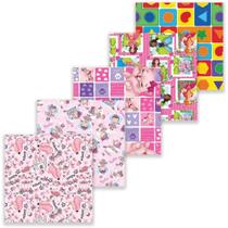 Saco Metalizado Infantil Feminino 50X70CM Pacote com 50