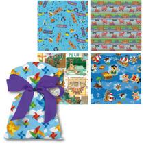 Saco Metalizado Infantil Masculino 45X60CM (S) Pacote com 50