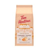 Saco moído Coffee Tim Hortons 340ml com sabor de caramelo Saco moído Coffee Tim Hortons 340ml com sabor de caramelo