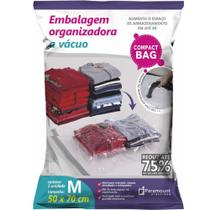 Saco Organizador a Vácuo M 50x70cm Compact Bag 1390 - Paramount