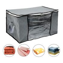 Saco Organizador Bolsa Roupas Cobertas Multifuncional Cinza Saco Organizador Bolsa Roupas Cobertas Multifuncional Cinza