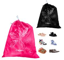 Saco Organizador de Calçados Viagens Gaveta Malas Mochilas Peto ou Rosa Estampado Saco Organizador de Calçados Viagens Gaveta Malas Mochilas Peto ou Rosa Estampado
